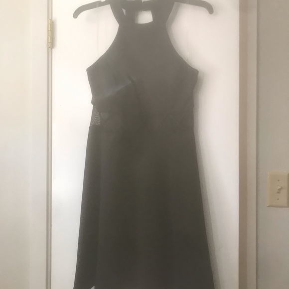 BLACK SHORT SEXY DRESS - Picture 1 of 4
